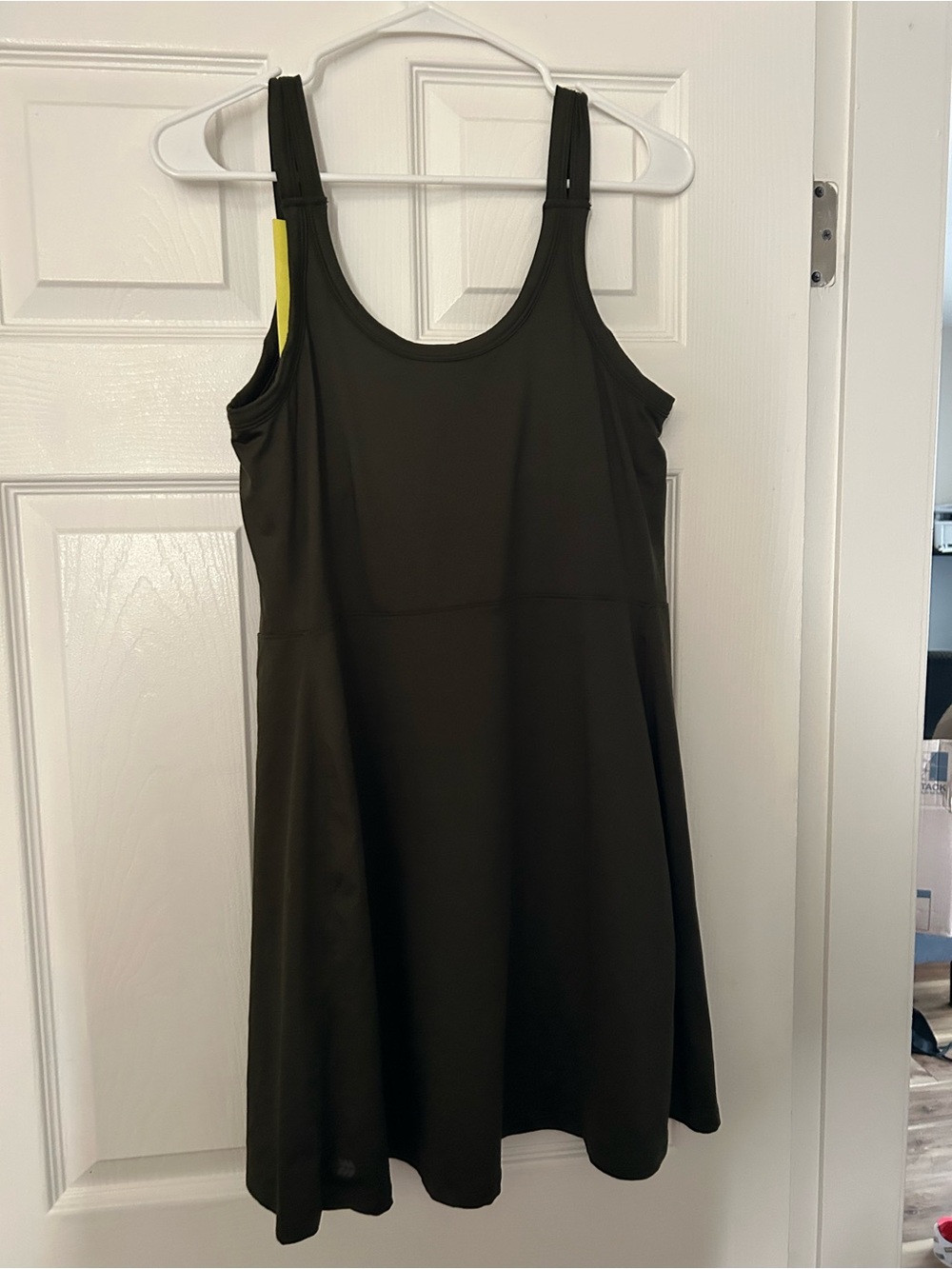 Target Black Dress with Yellow Accent